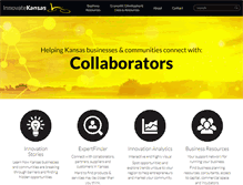 Tablet Screenshot of innovatekansas.org